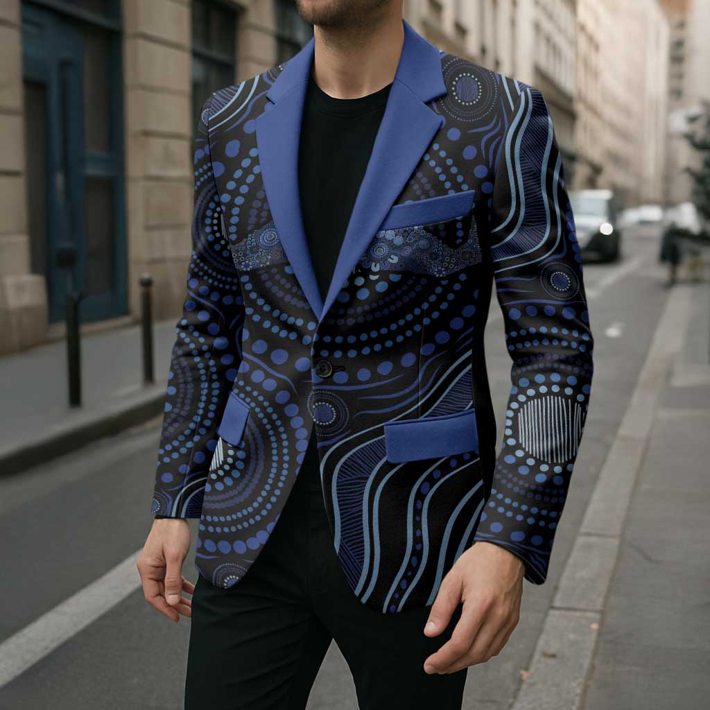 Australia Indigenous Blazer Aboriginal Mustache - Aussie Hoodie