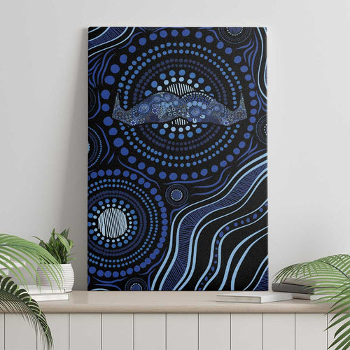 Australia Indigenous Canvas Wall Art Aboriginal Mustache - Aussie Hoodie