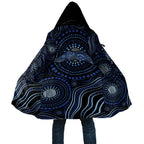 Australia Indigenous Cloak Aboriginal Mustache - Aussie Hoodie