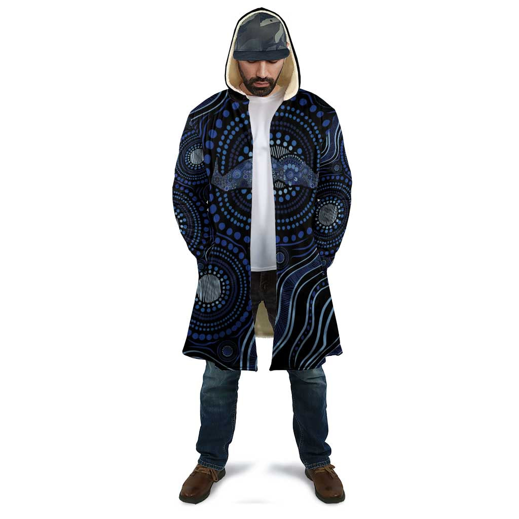 Australia Indigenous Cloak Aboriginal Mustache - Aussie Hoodie