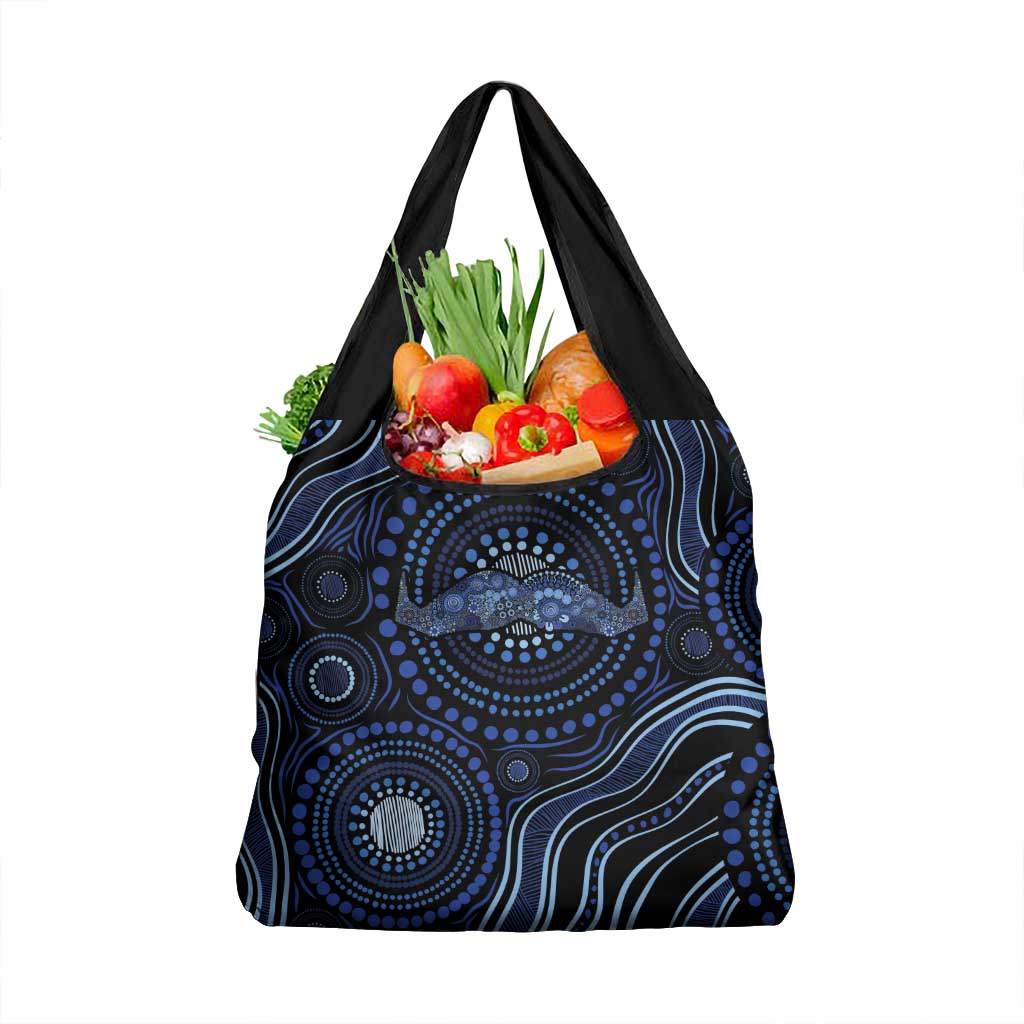 Australia Indigenous Grocery Bag Aboriginal Mustache - Aussie Hoodie