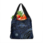 Australia Indigenous Grocery Bag Aboriginal Mustache - Aussie Hoodie