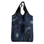 Australia Indigenous Grocery Bag Aboriginal Mustache - Aussie Hoodie