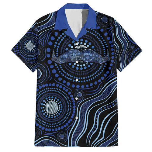 Australia Indigenous Hawaiian Shirt Aboriginal Mustache - Aussie Hoodie