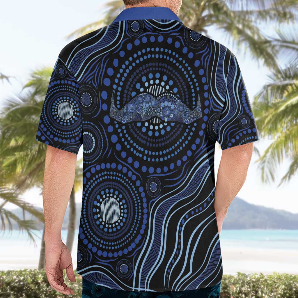 Australia Indigenous Hawaiian Shirt Aboriginal Mustache - Aussie Hoodie