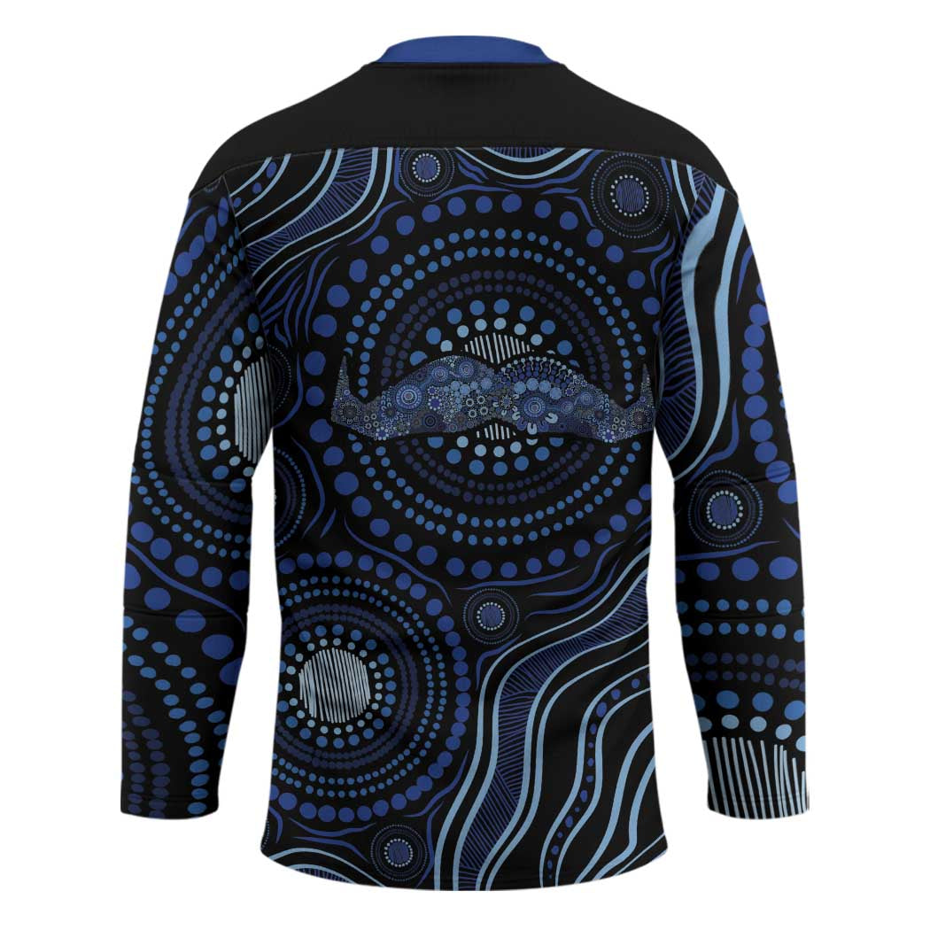 Australia Indigenous Hockey Jersey Aboriginal Mustache - Aussie Hoodie