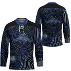 Australia Indigenous Hockey Jersey Aboriginal Mustache - Aussie Hoodie