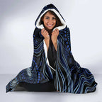 Australia Indigenous Hooded Blanket Aboriginal Mustache - Aussie Hoodie
