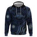Australia Indigenous Hoodie Aboriginal Mustache - Aussie Hoodie