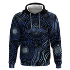 Australia Indigenous Hoodie Aboriginal Mustache - Aussie Hoodie