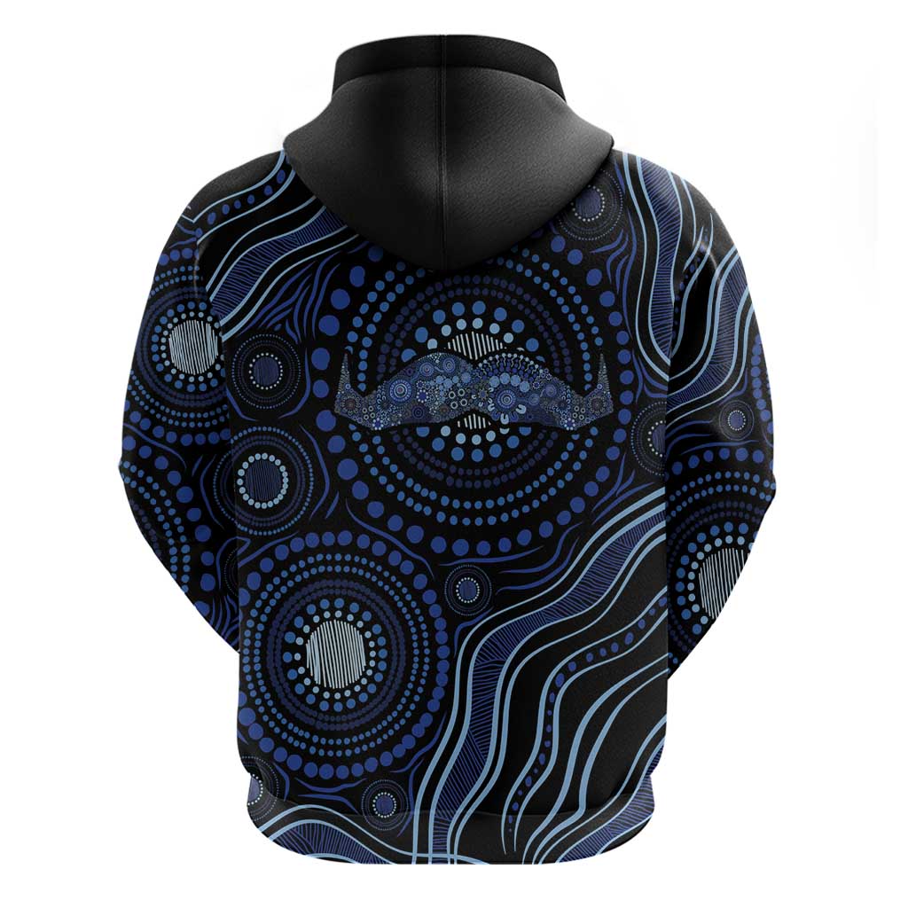 Australia Indigenous Hoodie Aboriginal Mustache - Aussie Hoodie