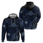 Australia Indigenous Hoodie Aboriginal Mustache - Aussie Hoodie
