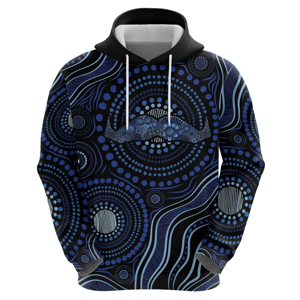 Australia Indigenous Hoodie Aboriginal Mustache - Aussie Hoodie