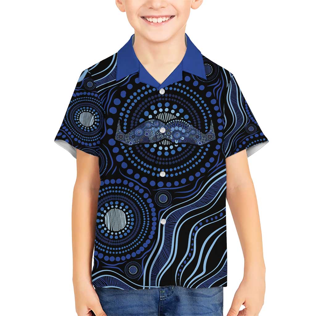 Australia Indigenous Kid Hawaiian Shirt Aboriginal Mustache - Aussie Hoodie