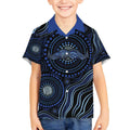 Australia Indigenous Kid Hawaiian Shirt Aboriginal Mustache - Aussie Hoodie