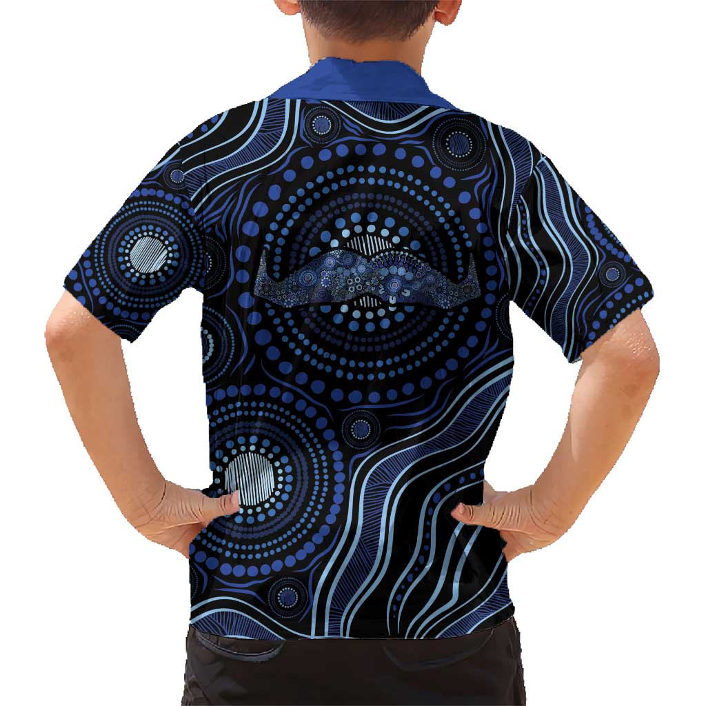 Australia Indigenous Kid Hawaiian Shirt Aboriginal Mustache - Aussie Hoodie