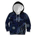 Australia Indigenous Kid Hoodie Aboriginal Mustache - Aussie Hoodie