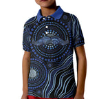 Australia Indigenous Kid Polo Shirt Aboriginal Mustache - Aussie Hoodie