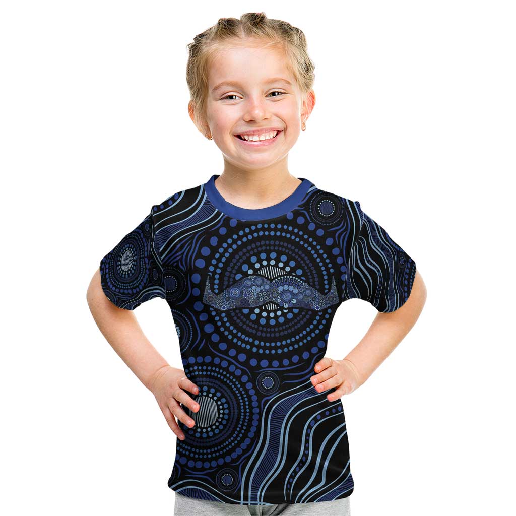 Australia Indigenous Kid T Shirt Aboriginal Mustache - Aussie Hoodie