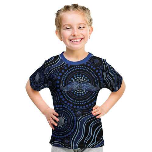Australia Indigenous Kid T Shirt Aboriginal Mustache - Aussie Hoodie