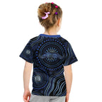 Australia Indigenous Kid T Shirt Aboriginal Mustache - Aussie Hoodie