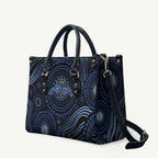 Australia Indigenous Leather Bag Aboriginal Mustache - Aussie Hoodie