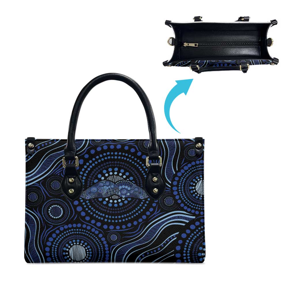 Australia Indigenous Leather Bag Aboriginal Mustache - Aussie Hoodie