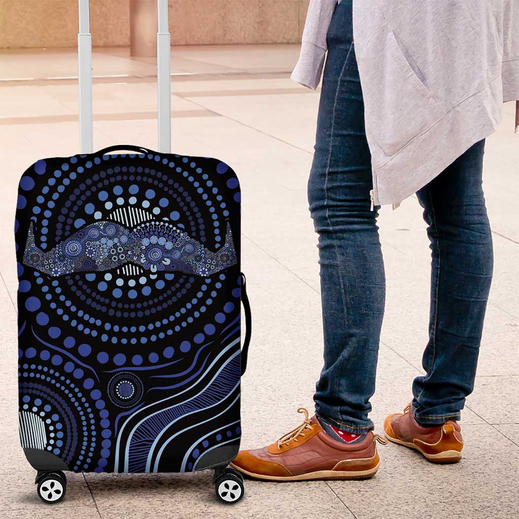 Australia Indigenous Luggage Cover Aboriginal Mustache - Aussie Hoodie