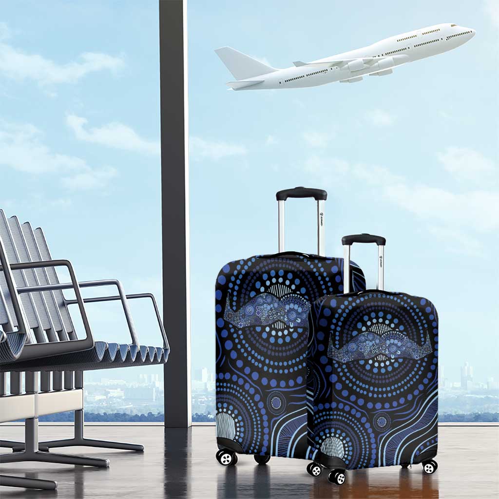 Australia Indigenous Luggage Cover Aboriginal Mustache - Aussie Hoodie