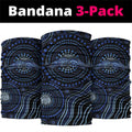 Australia Indigenous Neck Gaiter Aboriginal Mustache - Aussie Hoodie