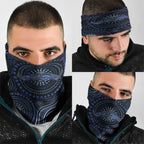 Australia Indigenous Neck Gaiter Aboriginal Mustache - Aussie Hoodie