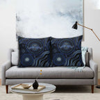 Australia Indigenous Pillow Cover Aboriginal Mustache - Aussie Hoodie