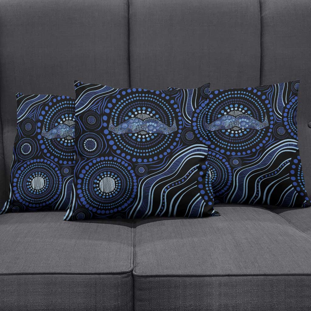 Australia Indigenous Pillow Cover Aboriginal Mustache - Aussie Hoodie