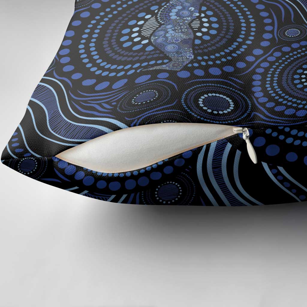 Australia Indigenous Pillow Cover Aboriginal Mustache - Aussie Hoodie