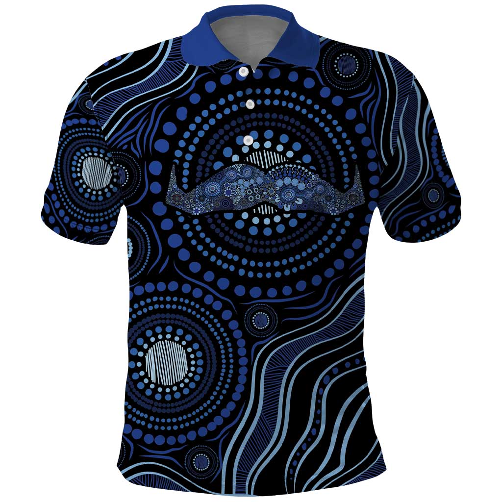Australia Indigenous Polo Shirt Aboriginal Mustache - Aussie Hoodie