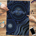 Australia Indigenous Puzzle Aboriginal Mustache - Aussie Hoodie