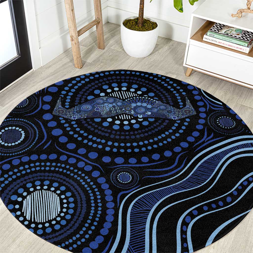Australia Indigenous Round Carpet Aboriginal Mustache - Aussie Hoodie