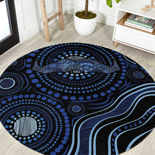 Australia Indigenous Round Carpet Aboriginal Mustache - Aussie Hoodie