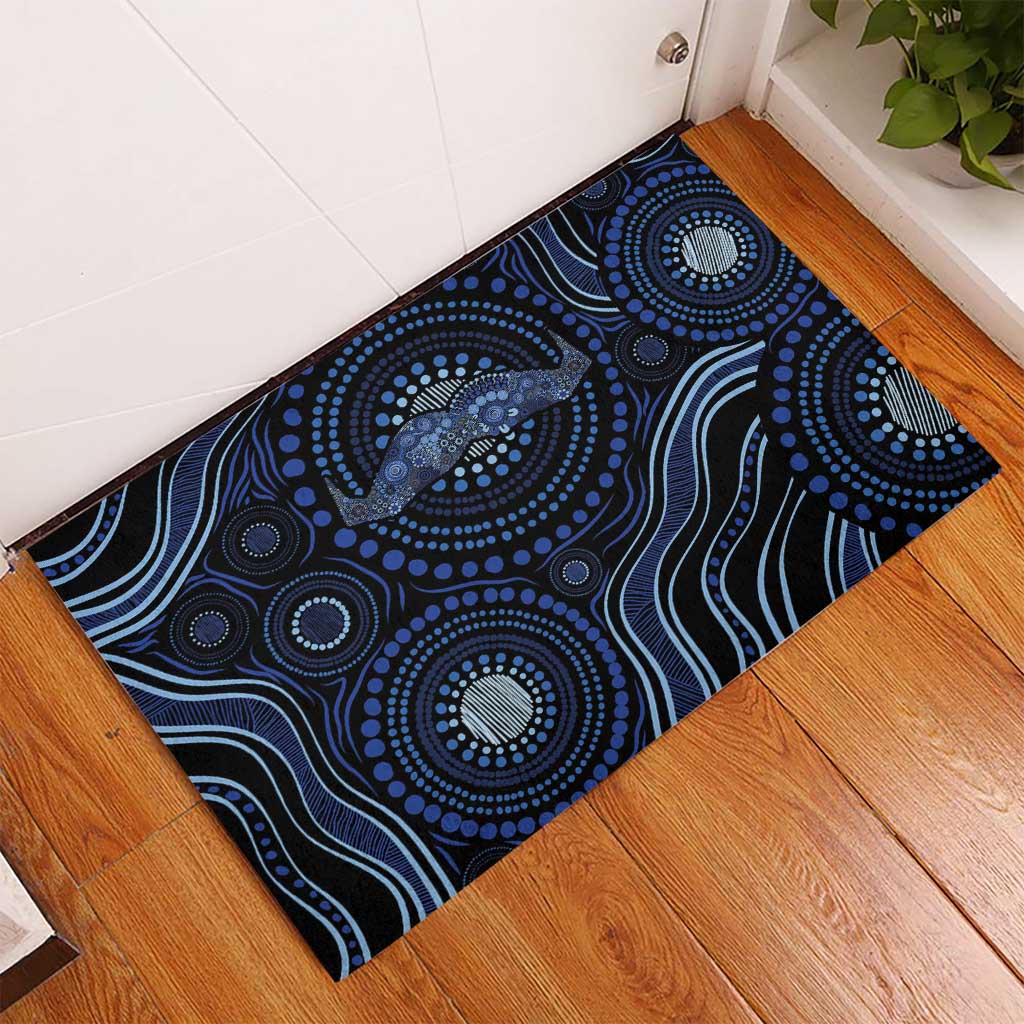 Australia Indigenous Rubber Doormat Aboriginal Mustache - Aussie Hoodie