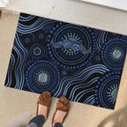 Australia Indigenous Rubber Doormat Aboriginal Mustache - Aussie Hoodie