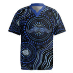 Australia Indigenous Rugby Jersey Aboriginal Mustache - Aussie Hoodie
