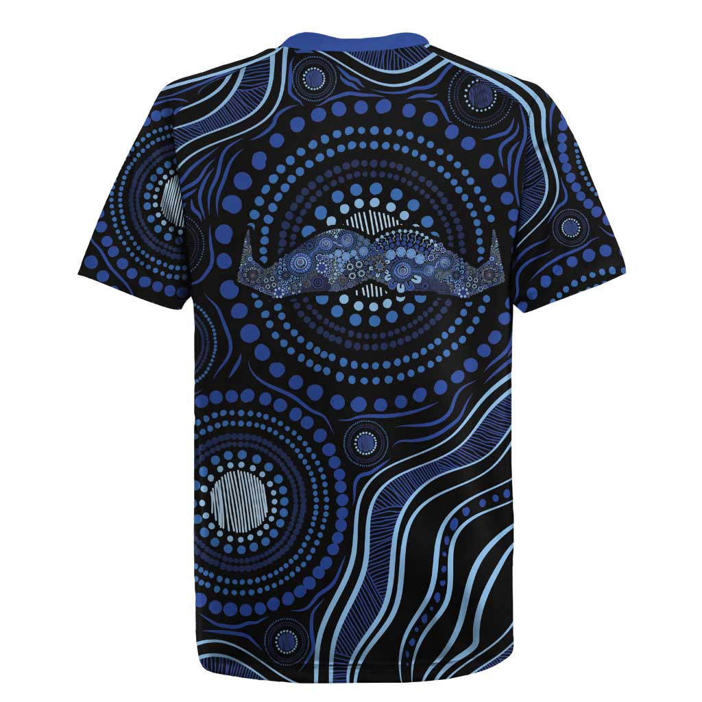 Australia Indigenous Rugby Jersey Aboriginal Mustache - Aussie Hoodie