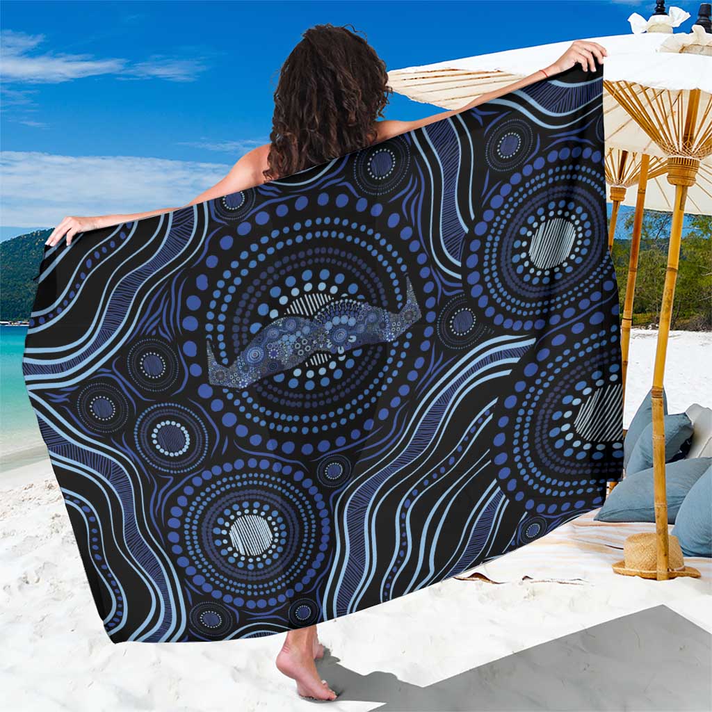 Australia Indigenous Sarong Aboriginal Mustache - Aussie Hoodie
