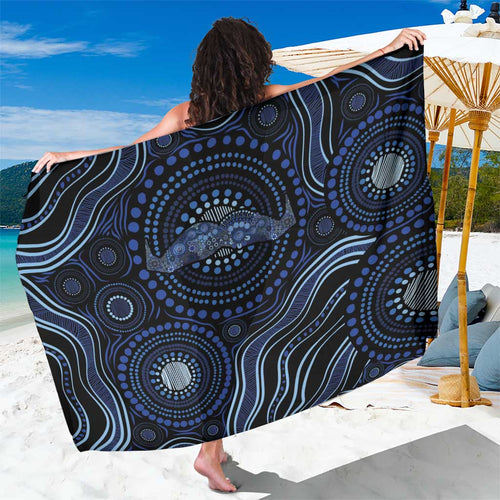 Australia Indigenous Sarong Aboriginal Mustache - Aussie Hoodie