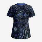 Australia Indigenous Scrub Top Aboriginal Mustache - Aussie Hoodie