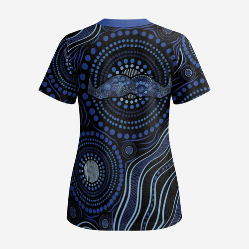Australia Indigenous Scrub Top Aboriginal Mustache - Aussie Hoodie