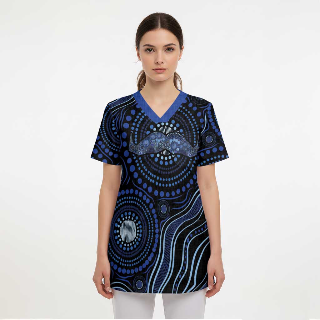 Australia Indigenous Scrub Top Aboriginal Mustache - Aussie Hoodie