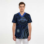 Australia Indigenous Scrub Top Aboriginal Mustache - Aussie Hoodie