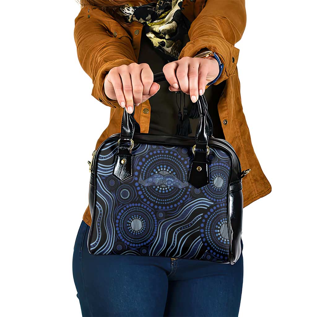 Australia Indigenous Shoulder Handbag Aboriginal Mustache - Aussie Hoodie