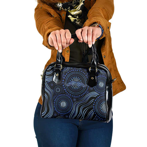 Australia Indigenous Shoulder Handbag Aboriginal Mustache - Aussie Hoodie